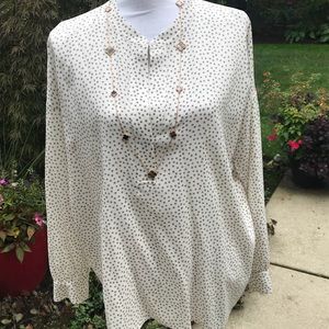 Vince silk pullover top